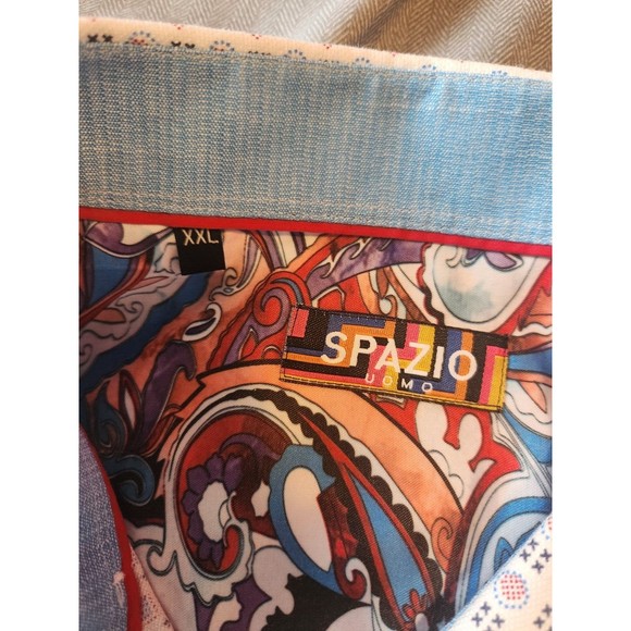 Spazio Men's Italian Shirt Button XXL White Flip Cuff‎ - Picture 4 of 7